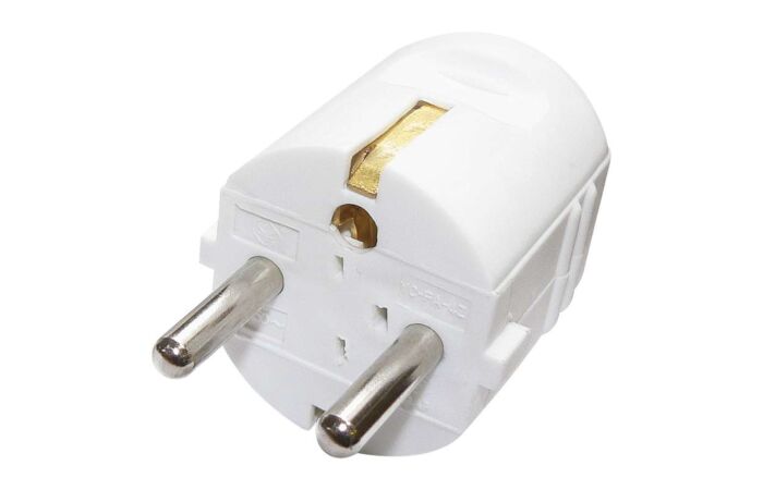 EMOS Vidlice 250V/16A přímá IP20 bílá