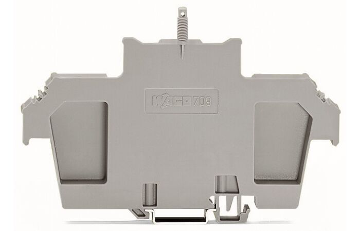 WAGO Držák 709-168 krycího profilu typ 2, včetně šroubů a matice,šedá