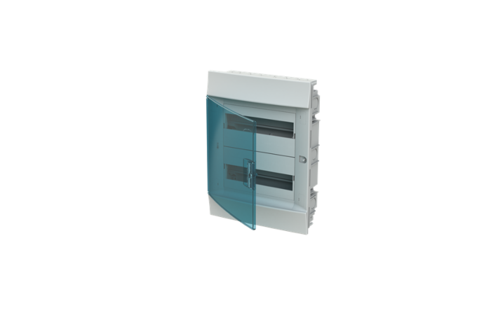 ABB Skříň Mistral65 1205 24TE pod omítku, průhledné dveře IP41