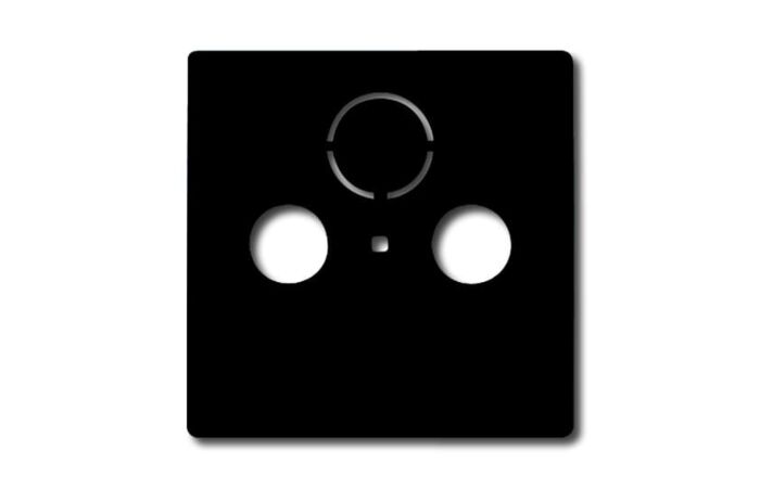 ABB FUTURE, LINEAR, SOLO Kryt 2CKA001724A4252 zásuvky anténní uni se 2 (3) otvory, antracit