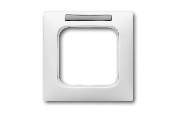 ABB REFLEX SI Rámeček 2CKA001754A4058 s popisovým polem, jednonásobný, kanálový, alpská bílá