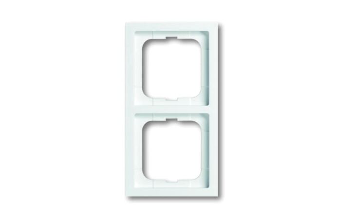 ABB FUTURE LINEAR Rámeček 2CKA001754A4236 dvojnásobný, pro vodorovnou i svislou montáž, studio bílá