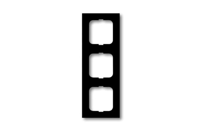 ABB FUTURE LINEAR Rámeček 2CKA001754A4242 trojnásobný, pro vodorovnou i svislou montáž, antracitová