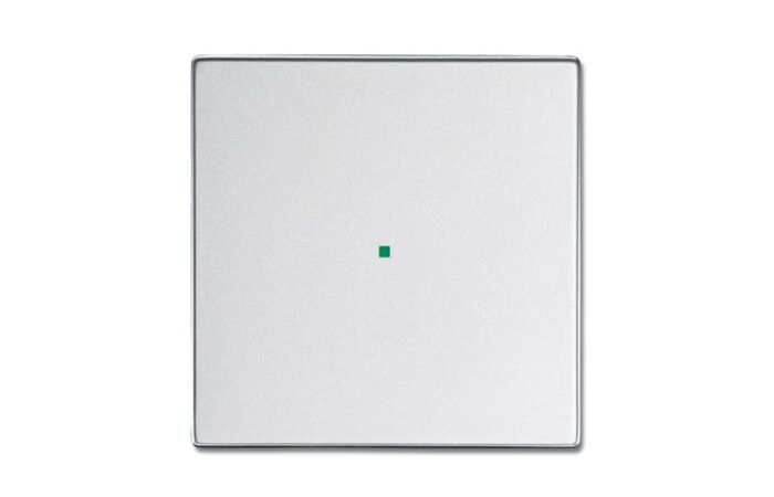 ABB Kryt 2CKA006220A0138 1násobný, bez potisku; hliníková stříbrná; SR-1-83