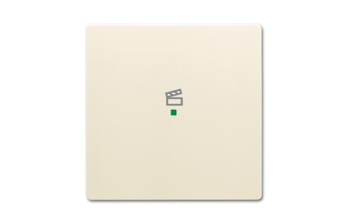 ABB Kryt 2CKA006220A0519 1násobný, symbol „scény“; slonová kost; SRS-1-82