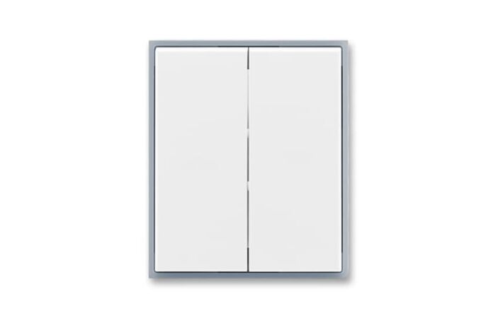 ABB ELEMENT Ovladač 3558E-A00652 04 spínače dělený, bílá/ledová šedá