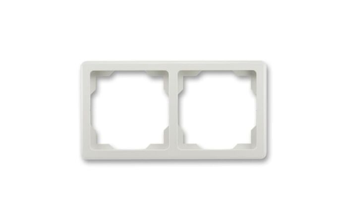 ABB SWING Rámeček 3901G-A00020 S1 dvojnásobný, pro vodorovnou i svislou montáž, světle šedá