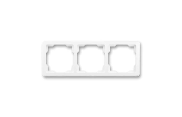 ABB SWING Rámeček 3901G-A00030 B1 trojnásobný, pro vodorovnou i svislou montáž, jasně bílá