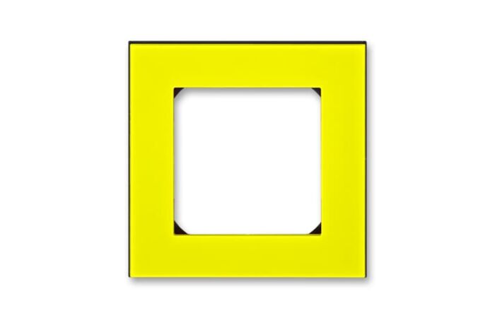 ABB LEVIT Rámeček 3901H-A05010 64 jednonásobný, žlutá/kouřová černá