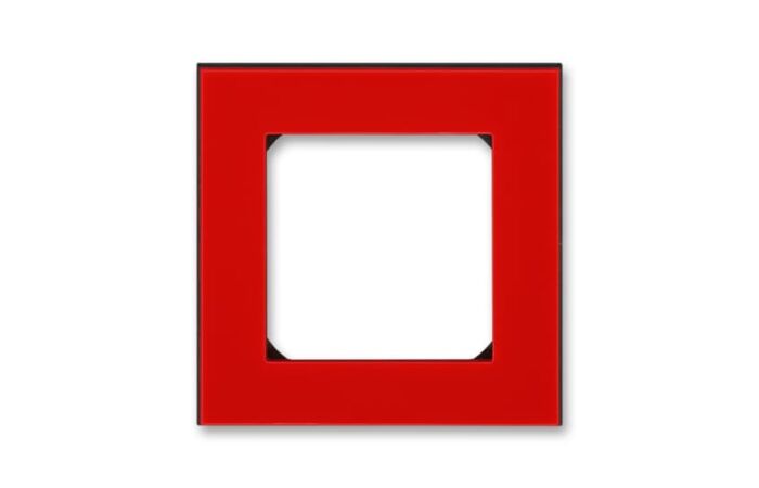 ABB LEVIT Rámeček 3901H-A05010 65 jednonásobný, červená/kouřová černá