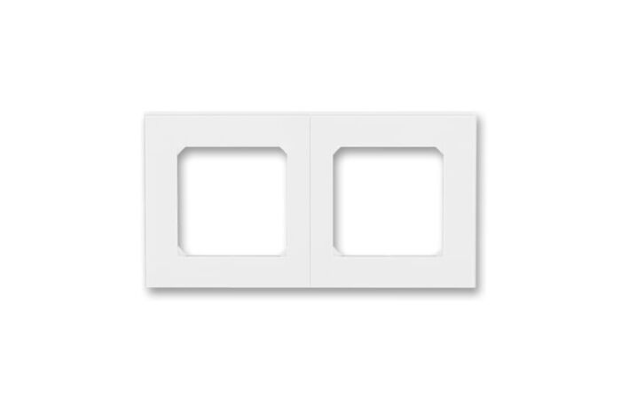 ABB LEVIT Rámeček 3901H-A05020 03 dvojnásobný, pro vodorovnou i svislou montáž, bílá/bílá