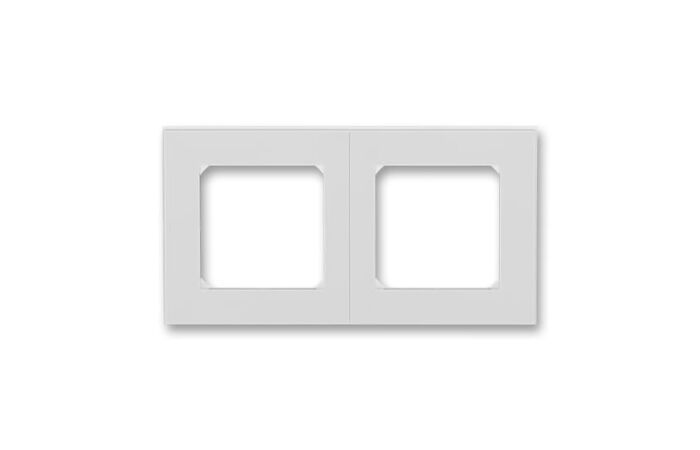 ABB LEVIT Rámeček 3901H-A05020 16 dvojnásobný, pro vodorovnou i svislou montáž, šedá/bílá