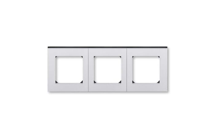 ABB LEVIT Rámeček 3901H-A05030 70 trojnásobný, pro vodorovnou i svislou montáž, titanová/kouřová černá