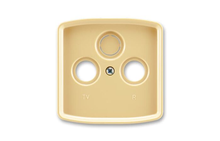 ABB Kryt TANGO 5011A-A00300 D zásuvky anténní s vylamovacím otvorem, béžová