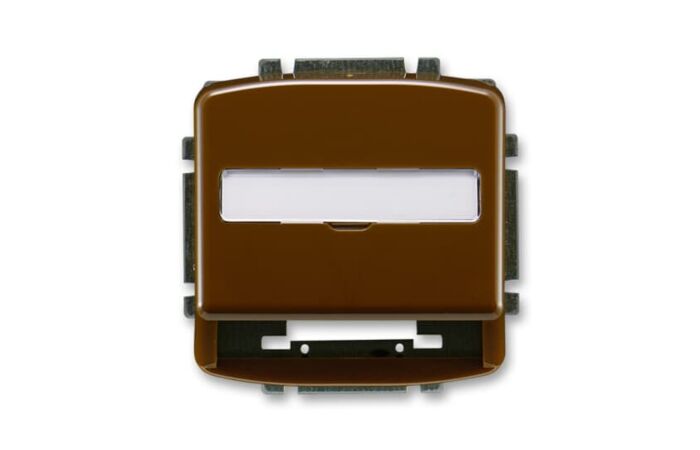 ABB Kryt TANGO 5014A-A100 H zásuvky komunikační, hnědá