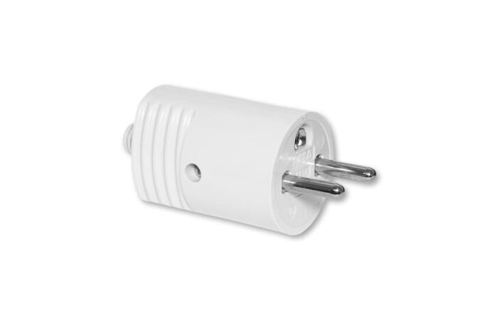 ABB Vidlice 250V/16A přímý vývod plast IP20 bílá