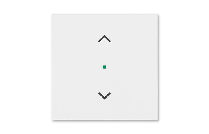 ABB Kryt LEVIT 6220H-A01002 03 1násobný, symbol žaluzie, bílá