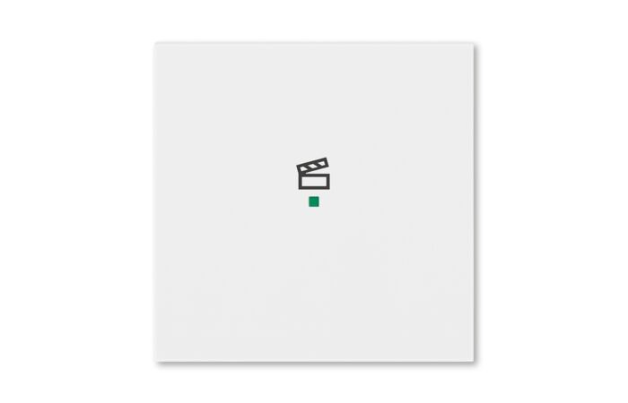 ABB Kryt LEVIT 6220H-A01003 03 1násobný, symbol scény; bílá