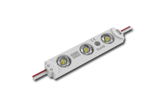 MCLED Modul LED 3x SMD2835, 0,72W, 12V, 60mA, 6550K, úhel 160°, IP65