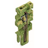 WAGO Modul 769-502/000-016 1vodičový středový modul s pružinovou svorkovnicí CAGE CLAMP® 4 mm², zelenožlutá