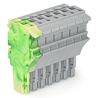 WAGO Svorka 2022-107/000-037 1vodičová pružinová Push-in CAGE CLAMP®, 4 mm², šedá/zelenožlutá
