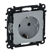 Zásuvka VALENA LIFE 753320 2P+T hlin sch