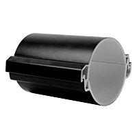KOPOS Chránička 06110P/2_FA dělená PVC KOPOHALF průměr 110mm, černá