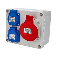 FAMATEL Skříň 3069 2x230V a 1x400V/16A/5p zásuvková