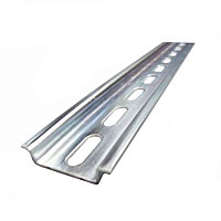 MOREK Lišta DIN TS 35x7,5, perforovaná 5,2x25, 2000 mm, TS35/F5, Sz