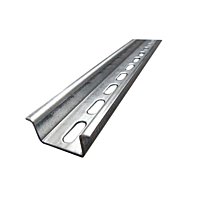 MOREK Lišta DIN TS 35x15 perforovaná 5.2x25, 2000 mm, TS35/CF5, Sz