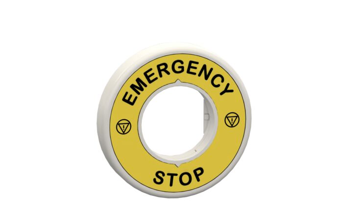 SCHNEIDER Štítek ZBY9W3B330 prosvětlený kruhový