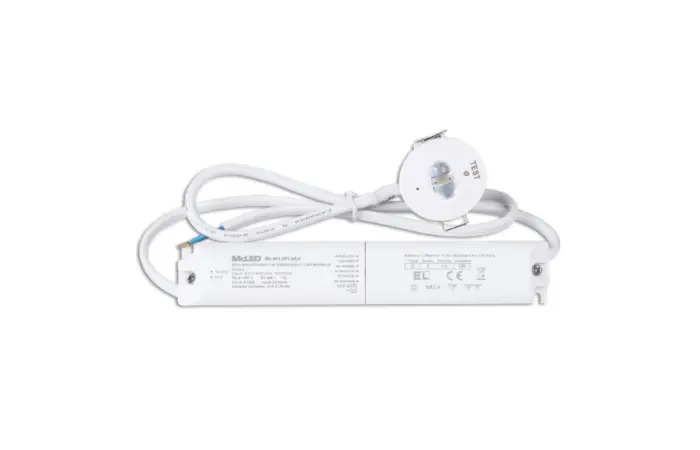 MCLED Svítidlo INSERT C corridor 1W 130lm 6000K 1,5Ah/3h nouzové zapuštěné IP20
