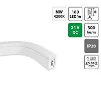 LED Neon 4x8mm SB/W/CV/FC, NW, 10W/m, DC
