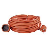 EMOS Přívod prodlužovací 20m 1zásuvka-spojka 250V/16A plast IP20 oranžová (H05VVF3G 3x1,5)