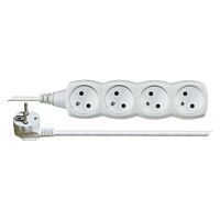 EMOS Přívod prodlužovací 5m 4zásuvka 250V/10A IP20 bílá