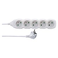 EMOS Přívod prodlužovací 1,5m 5zásuvka 250V/10A IP20 bílá