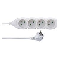 EMOS Přívod prodlužovací 1,5m 4zásuvka 250V/10A IP20 bílá