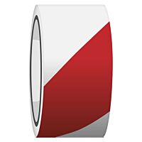 EMOS Folie 75/250 vytyčovací varovná červenobílé - kolmé pruhy 250m/bal