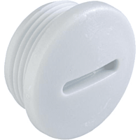 AGRO Závitová záslepka Pg42, plastová, světle šedá, kruhová, délka závitu 10 mm