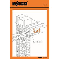 WAGO Nálepka manipulační 210-407