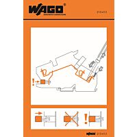 WAGO Nálepka manipulační 210-415