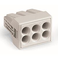 WAGO Svorka 773-496 Instalační PUSH WIRE® pro plné a vícedrátové vodiče pro aplikace Ex, šedá