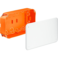 KAISER Krabice čtvercová spojovací 240x140x72 mm s víkem, do dutých stěn