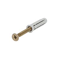 ELEMAN Hmoždinka TXPA-S 6x30 universální s vrutem šedá