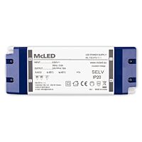MCLED Napaječ LED 24V/4,16A ML-732.074.11.1 IP20, plastové provedení se svorkovnicí