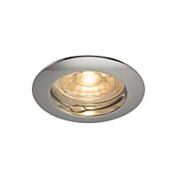 PIKA QPAR51, stropní vestavné svítidlo, pevné, chrom, max. 50W