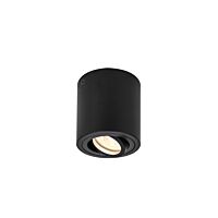 SLV Svítidlo TRILEDO CL 10W GU10 stropní nástavbové kulaté IP20 černá