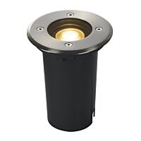 SLV Svítidlo SOLASTO 120 6W GU10 pro LED 51mm zapuštěné podlahové kulaté IP67 nerez