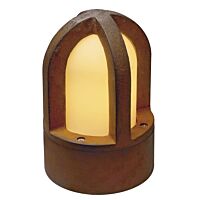 SLV Svítidlo RUSTY CONE 40W E14 lampa stojací 24cm IP54 rezavá