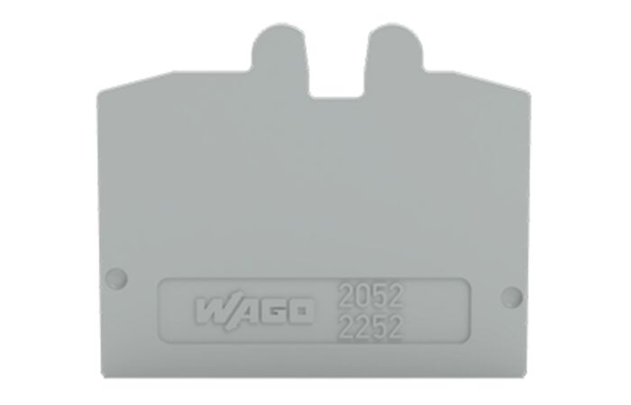 WAGO Bočnice 2052-1291 koncová, šedá